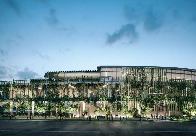 Render of the new Cairns Convention Centre facade