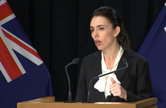 acinda Ardern announces New Zealand event restrictions