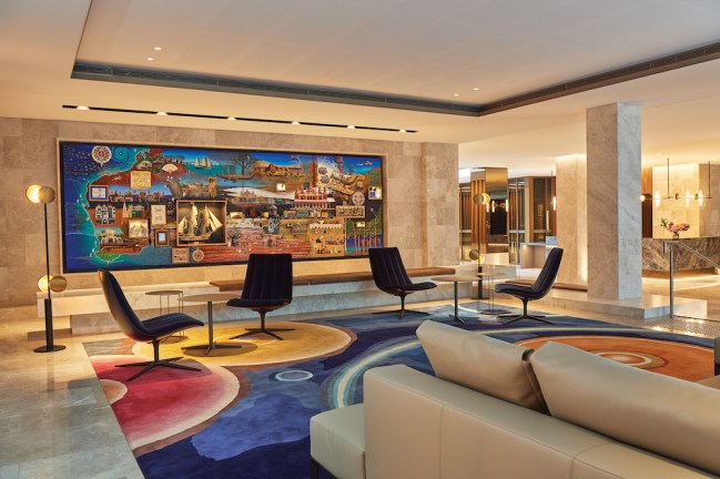 New-look lobby at Parmelia Hilton Perth