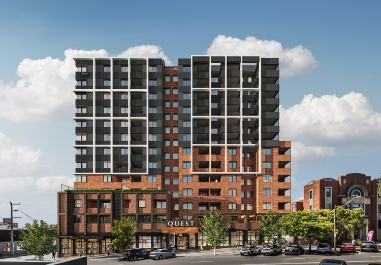 Artist's impression of Quest Geelong Central