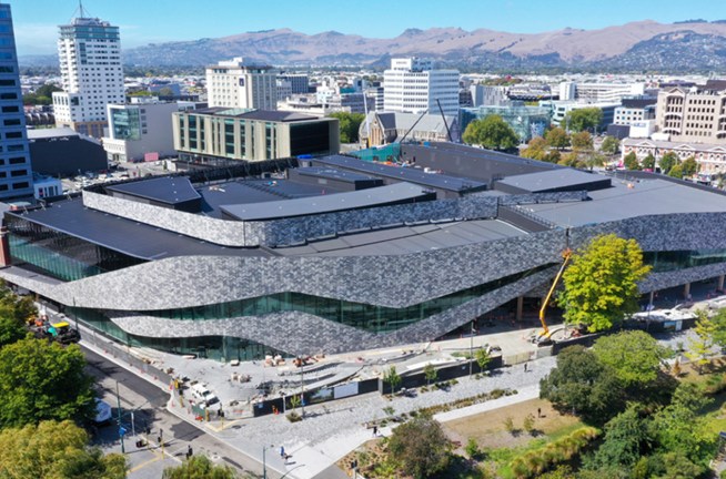 Te Pae Christchurch Convention Centre nears completion