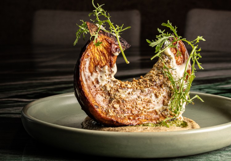 Roasted Hokkaido pumpkin at Monster Kitchen and Bar. Credit: Zachary Griffith