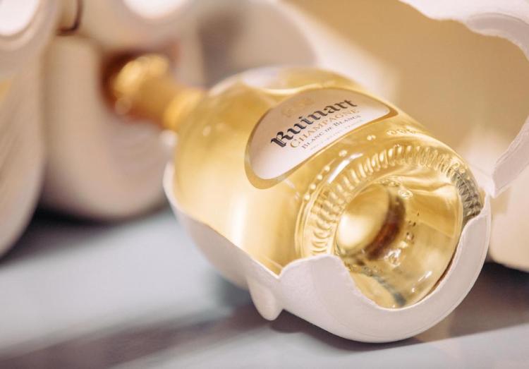 Ruinart Second Skin packaging, part the sustainable luxury movement