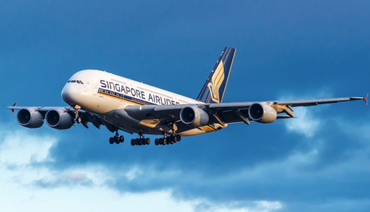 A Singapore Airlines A380