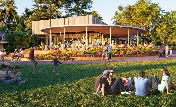 Artist's impression of Perth Zoo's function space.
