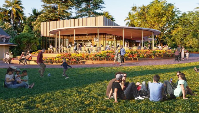 Artist's impression of Perth Zoo's function space.