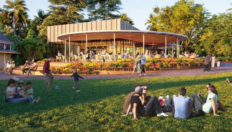 Artist's impression of Perth Zoo's function space.