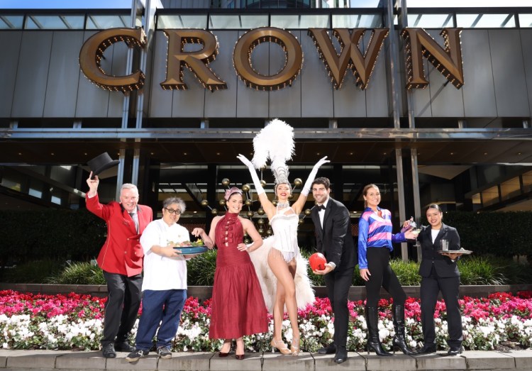 Crown Doorman, Sushi Chef, Olympia Valance, Crown Showgirl, Christian Petracca, Crown Bartenders.