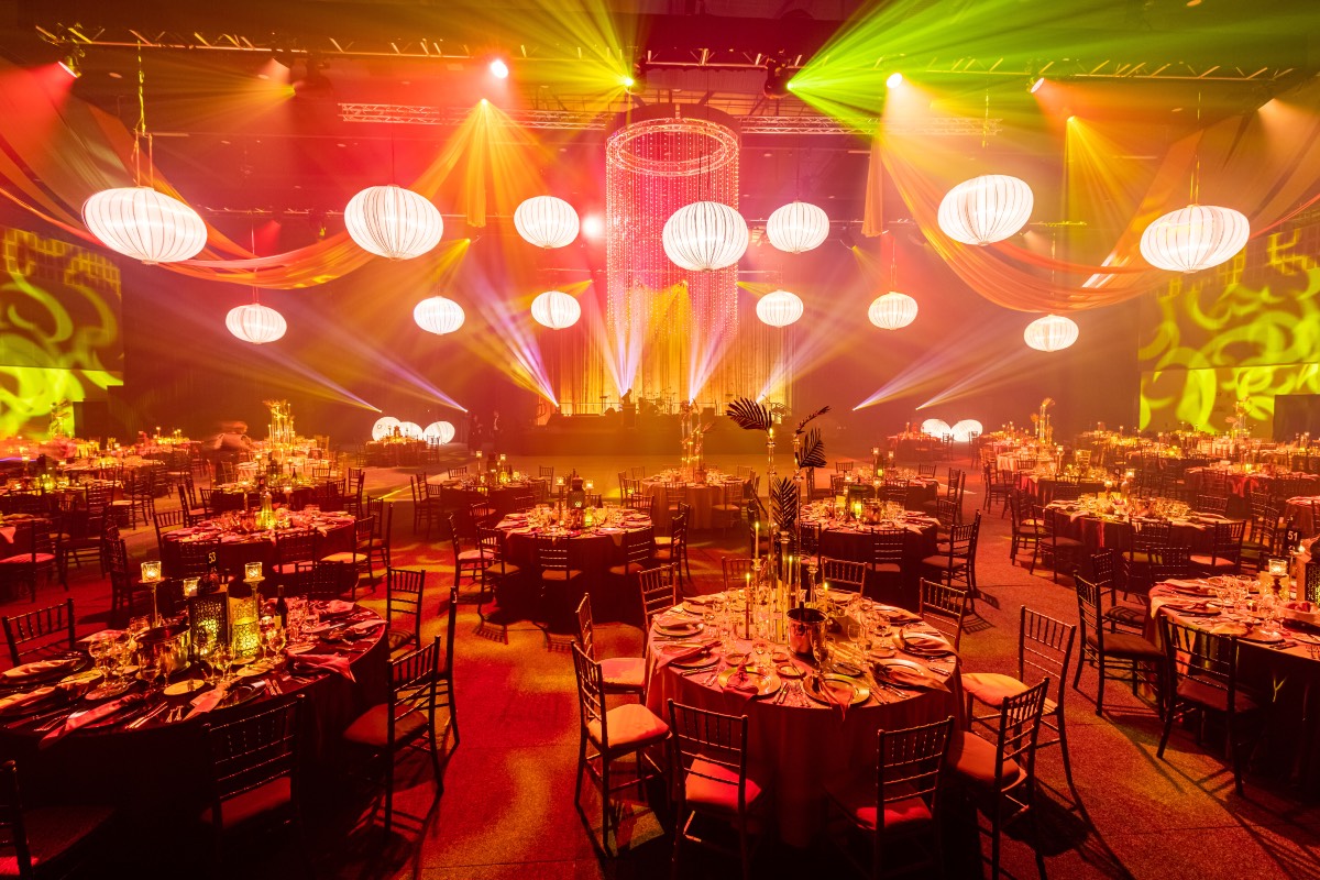 A gala dinner at the GCCEC.