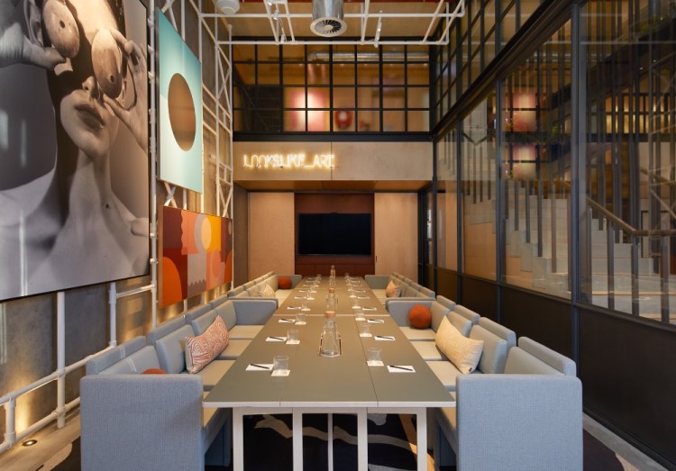 Moxy's industrial-chic design and vibrant meeting room spaces