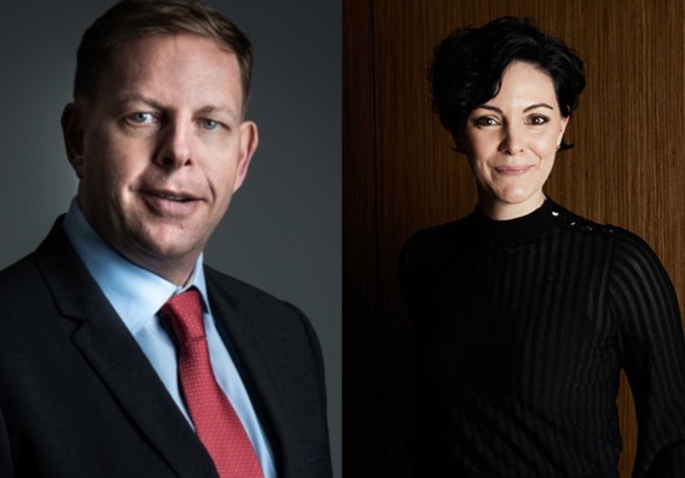 Carsten Siebert and Kelly Russell