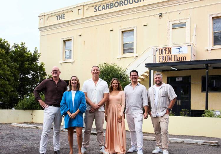 The Epochal Hotels Team of Steve Carrodus, Jessica Fitzgerald, Glenn Piper, Alexandra Piper, Michael Ternes and Adam Rust.