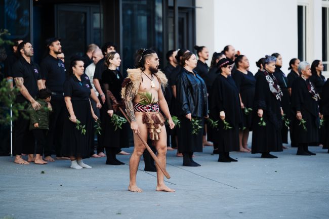 A traditional Maori welcome to MEETINGS 2024
