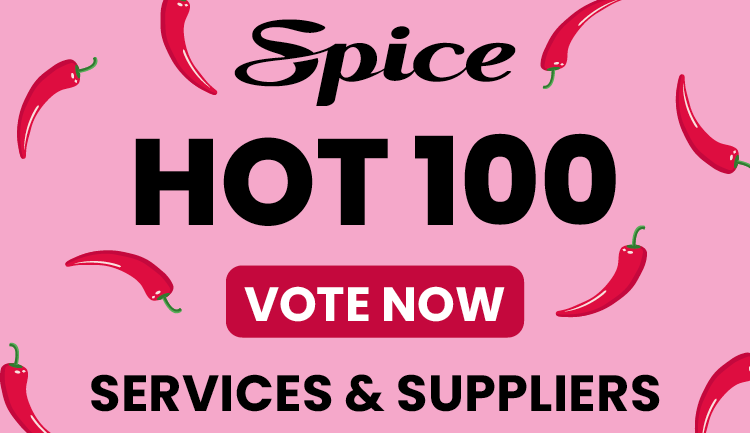 Vote now in the Spice Hot 100 services and suppliers for 2025